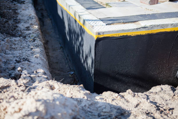 Residential Exterior Waterproofing installation at a Powell, AL home by SJ Waterproofing Pros