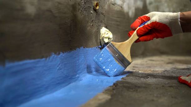 Commercial Exterior Waterproofing project at a Powell, AL business property by SJ Waterproofing Pros